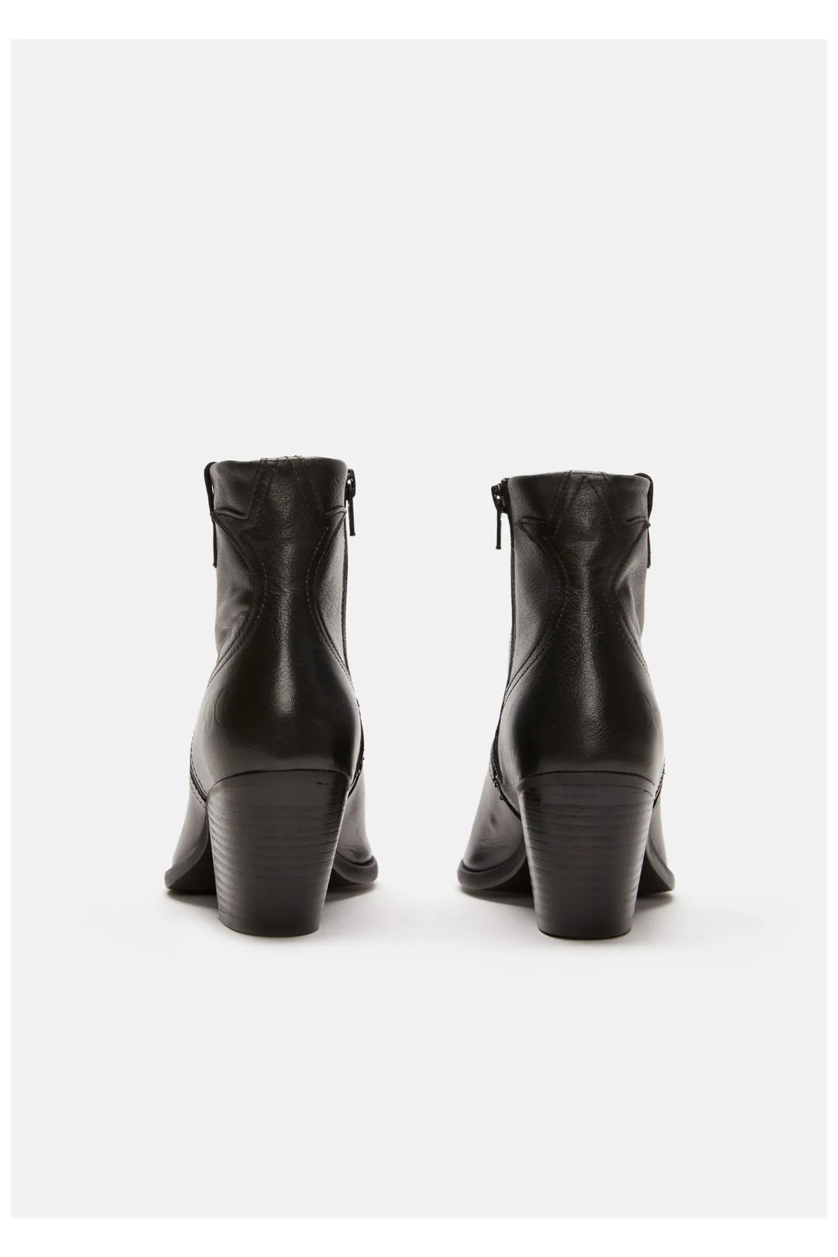 Felmini  Stiefelette - Schwarz - Blockabsatz