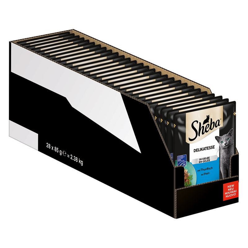 Sparpaket Sheba Varietäten Frischebeutel 56 x 85 g