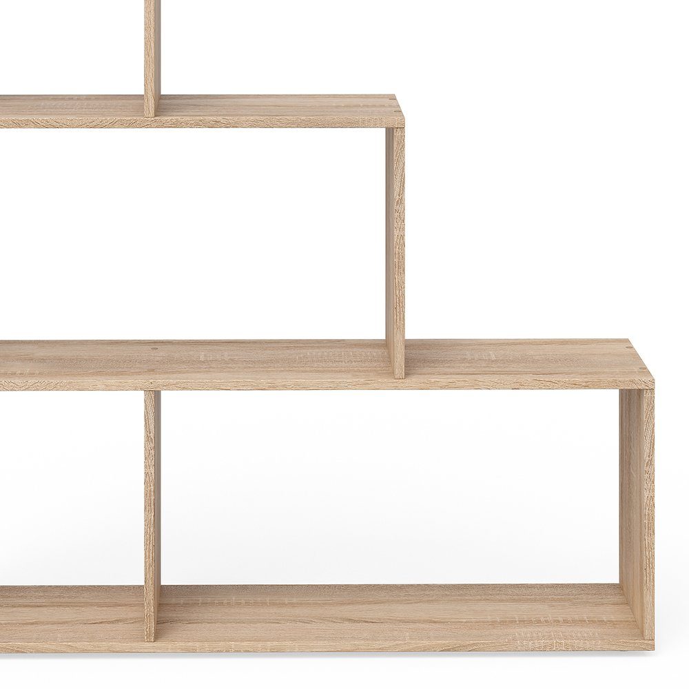 Vicco Raumteiler Bücherregal Standregal ASYM kurz Sonoma