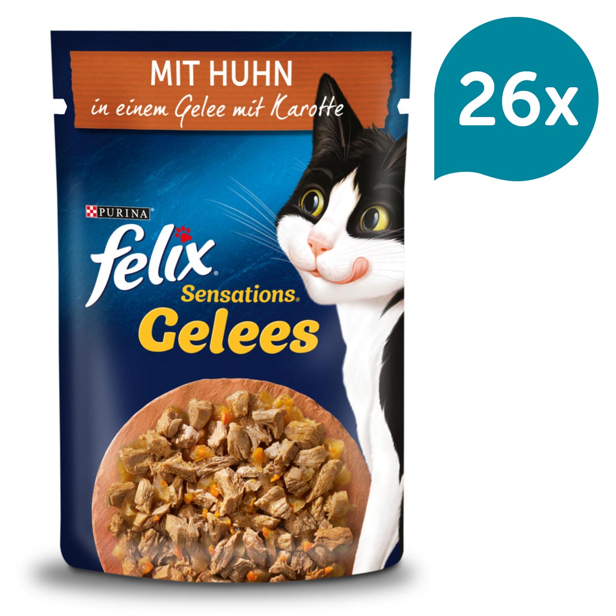 FELIX Sensations Gelees mit Huhn & Karotte kaufen
