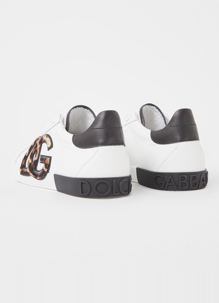 Dolce & Gabbana calfskin sneaker with logo