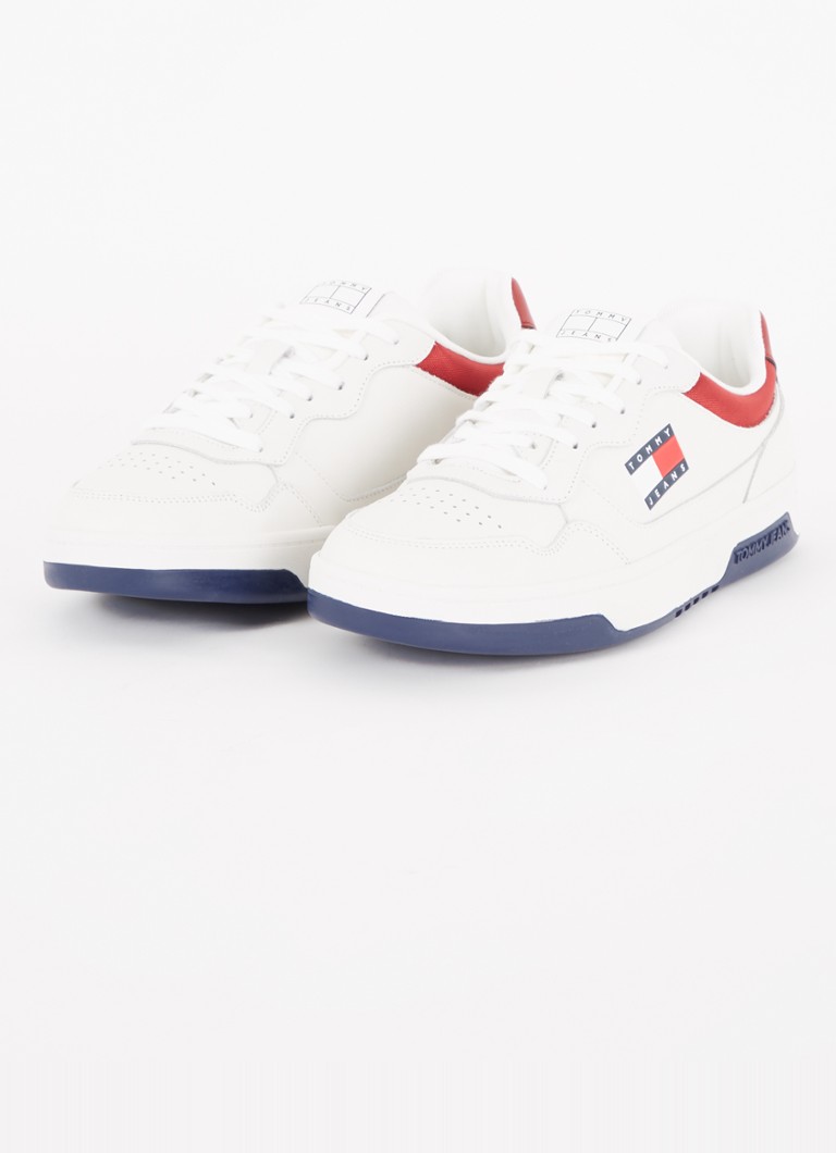 Teniși din piele Tommy Hilfiger cu logo