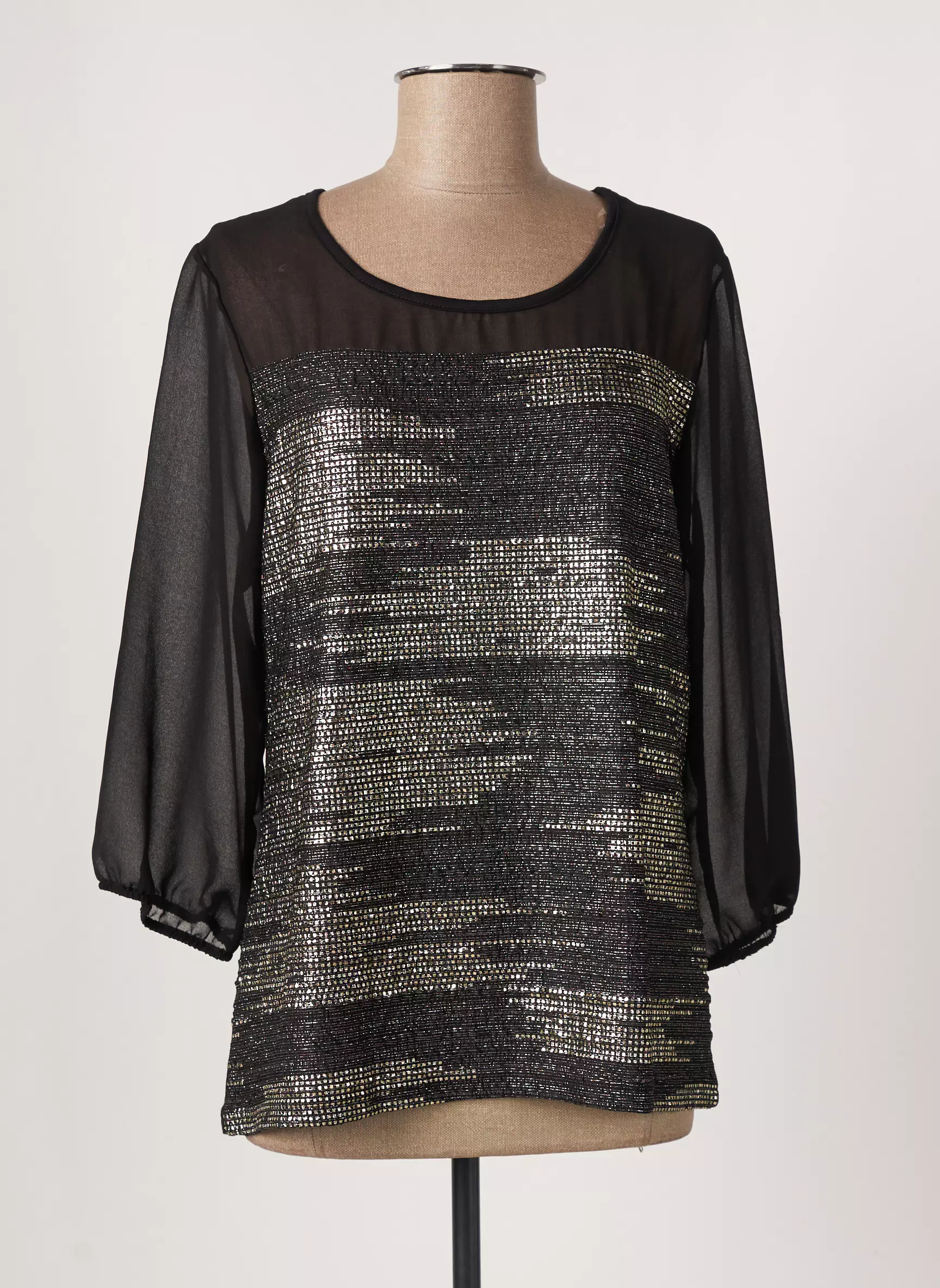 Christine Laure Tops Femme couleur noir