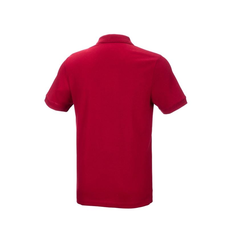 e.s. Piqué-Polo cotton stretch