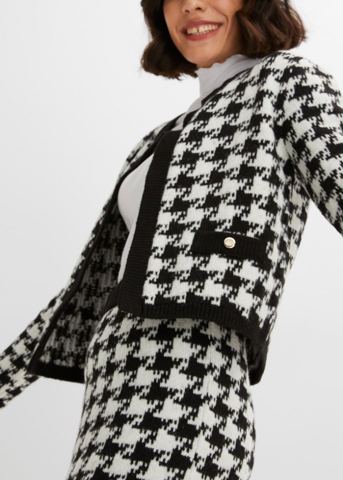 Strickjacke aus Jacquard