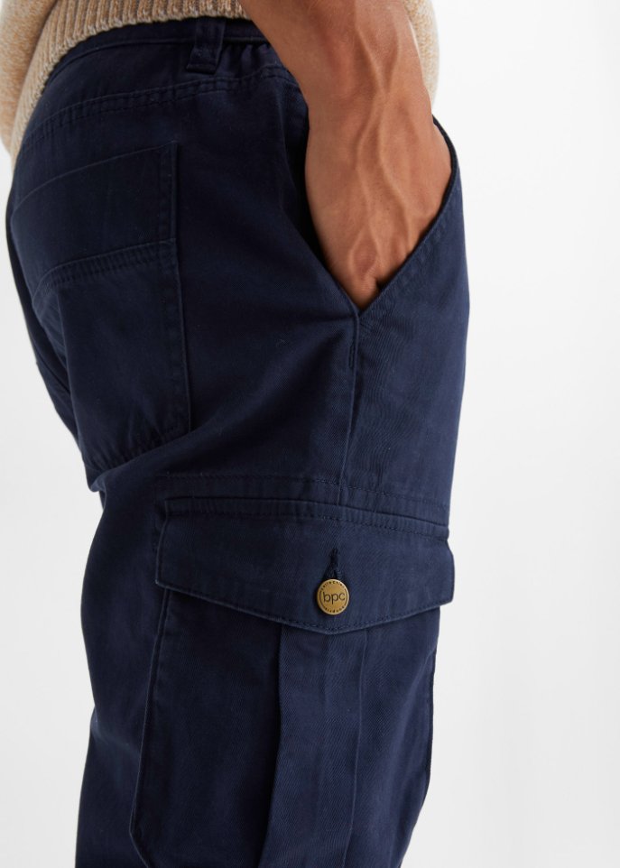 Regular Fit Cargohose m. Komfortschnitt, Straight