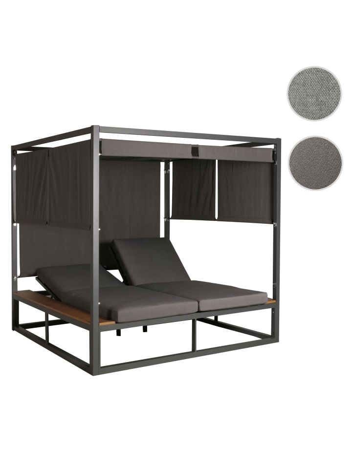MCW Aluminium Lounge-Gartenliege M63, Dunkelgrau günstig kaufen onesize