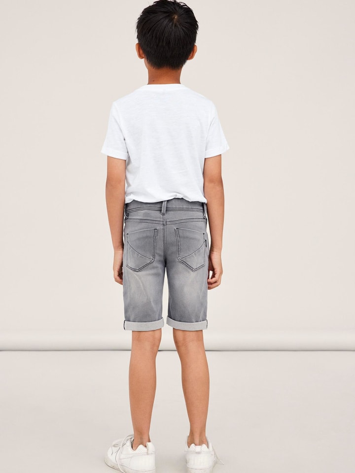 name it Jeansbermuda Long Shorts NKMsofus in medium grey denim günstig kaufen
