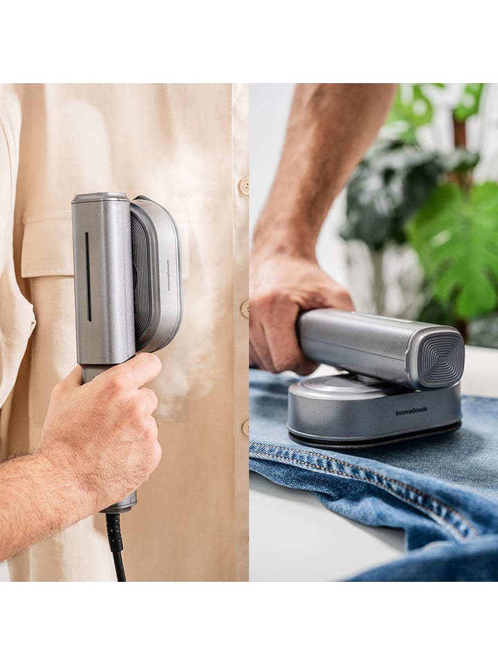 InnovaGoods Dampfbügeleisen ''2-in1 Vertical Steam'' in Grau - (B)8 x (H)25,5 x (T)8 cm günstig kaufen onesize
