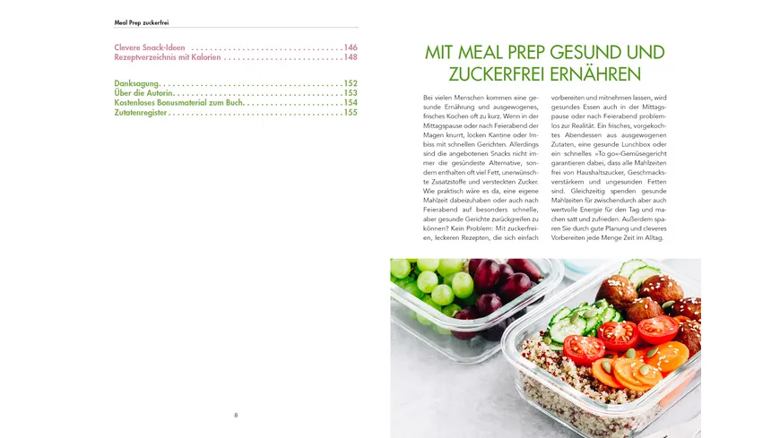 Meal Prep zuckerfrei
