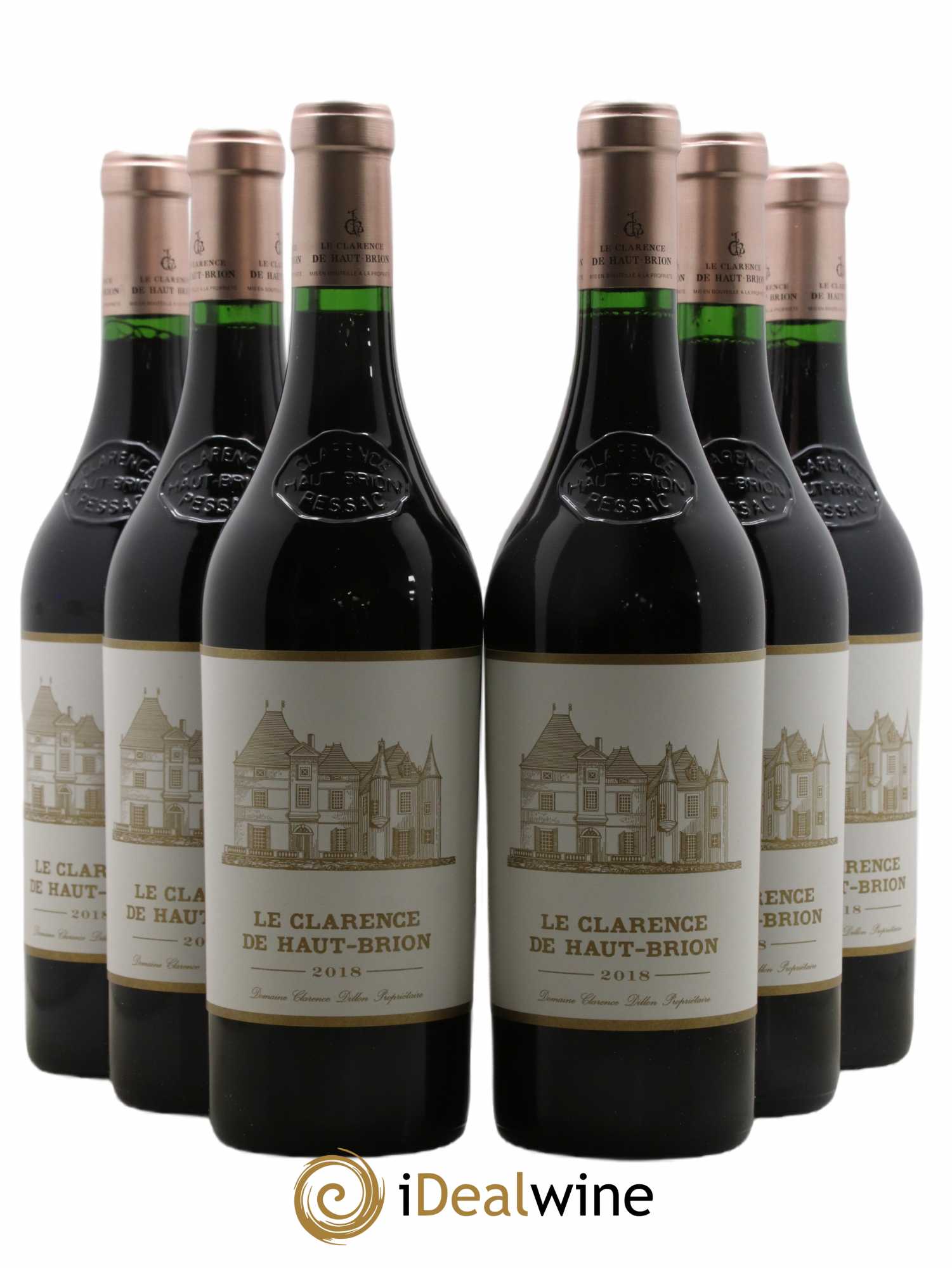 Clarence (Bahans) de Haut-Brion Second Vin  2018 - Lot de 6 Bouteilles