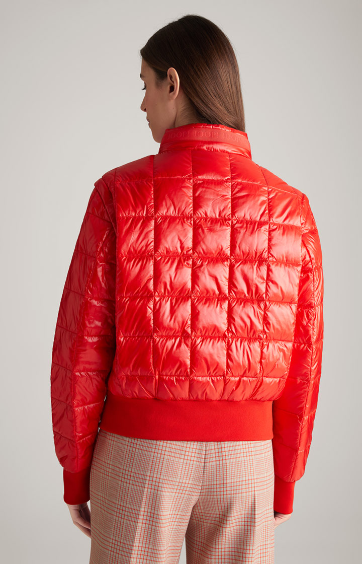 2in1-Steppjacke in Rot