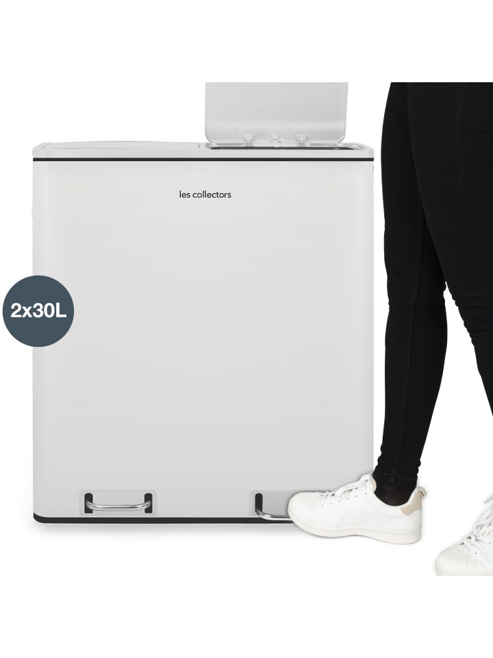 Les collectors Les Collectors N°918 Treteimer 2x30L Weiß günstig kaufen onesize