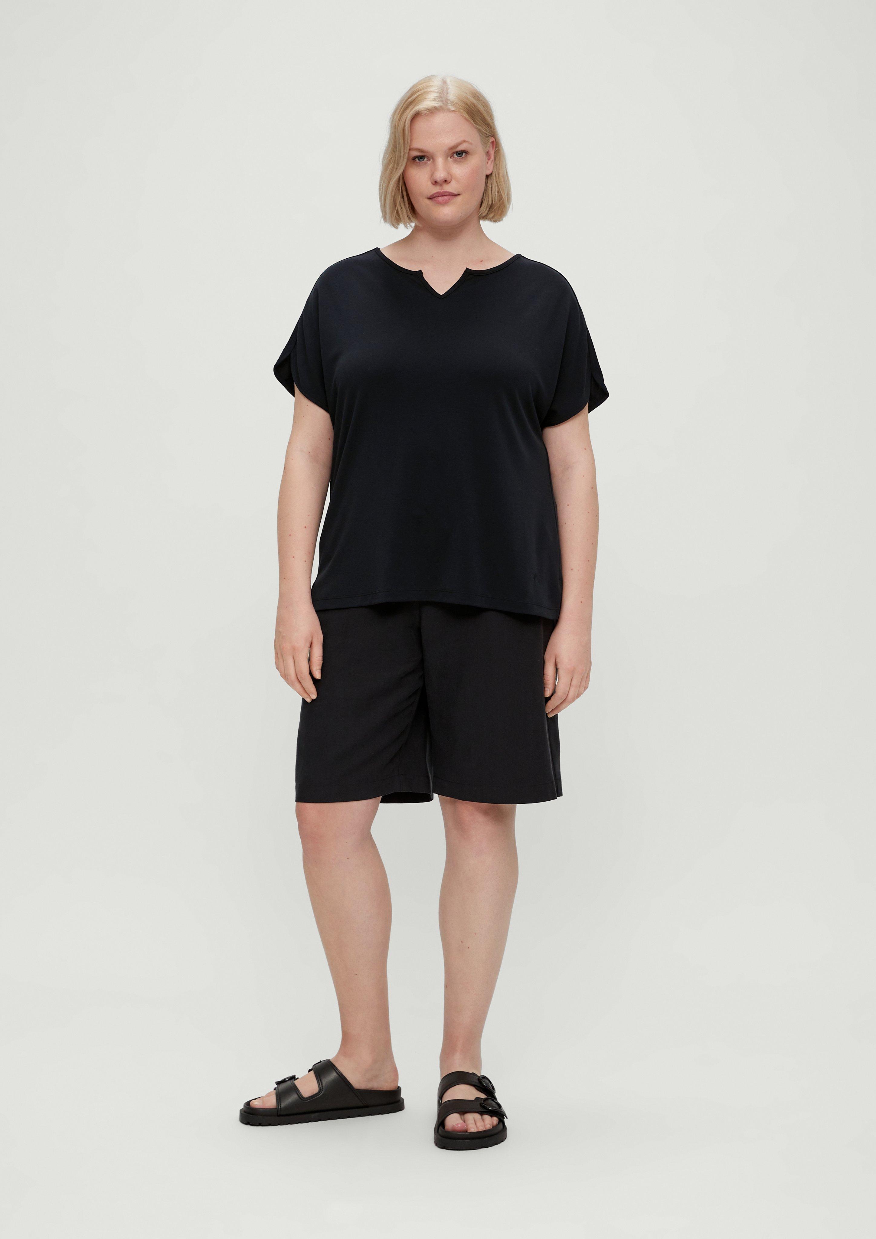 Piqué-Shirt aus Modalmix  2131912-9999