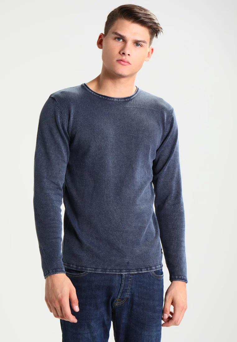 Suéter de cuello redondo con lavado Garson de Only & Sons