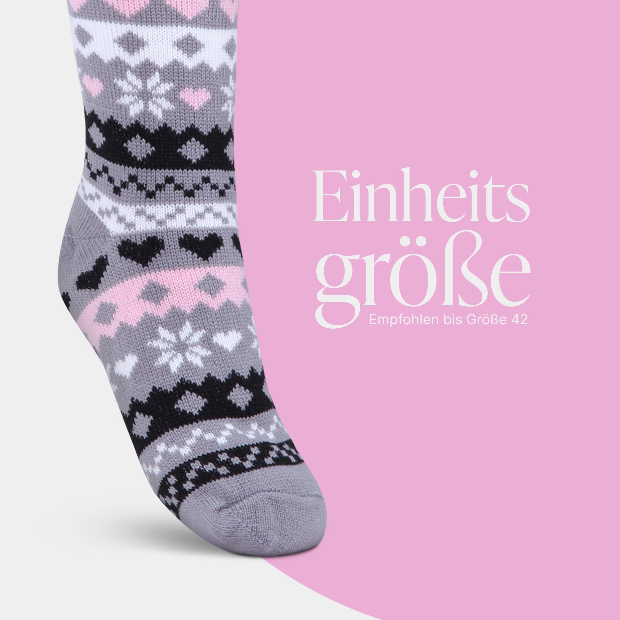 Bestlivings Kuschelsocken Haussocken 