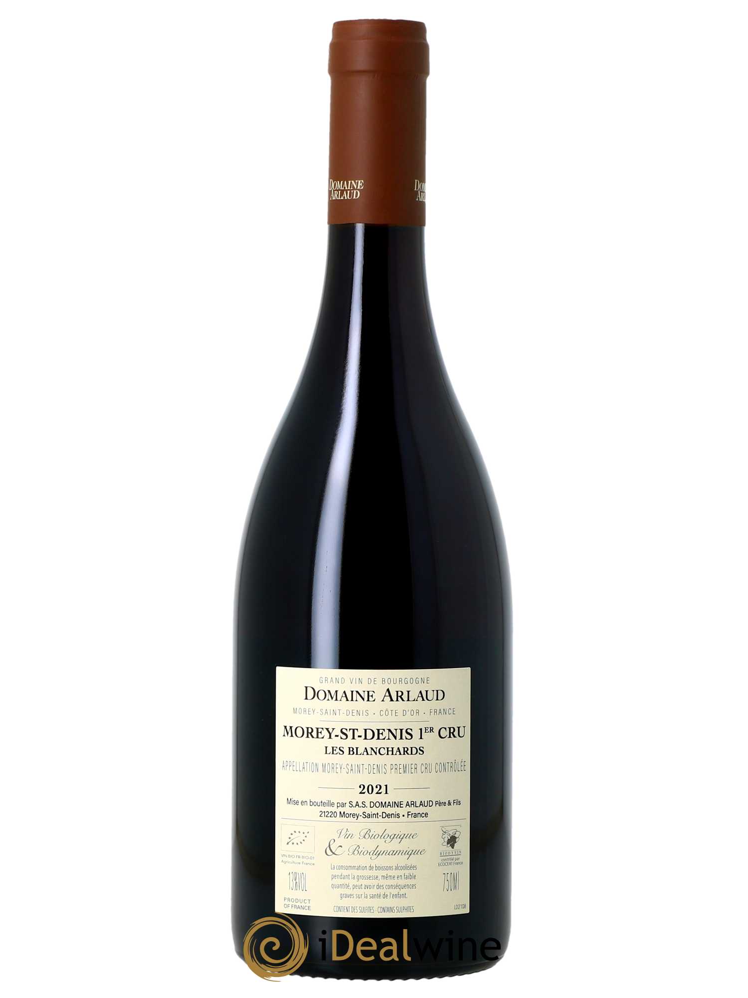 Morey Saint-Denis 1er Cru Les Blanchards Arlaud  2021 - Lot de 1 Bouteille