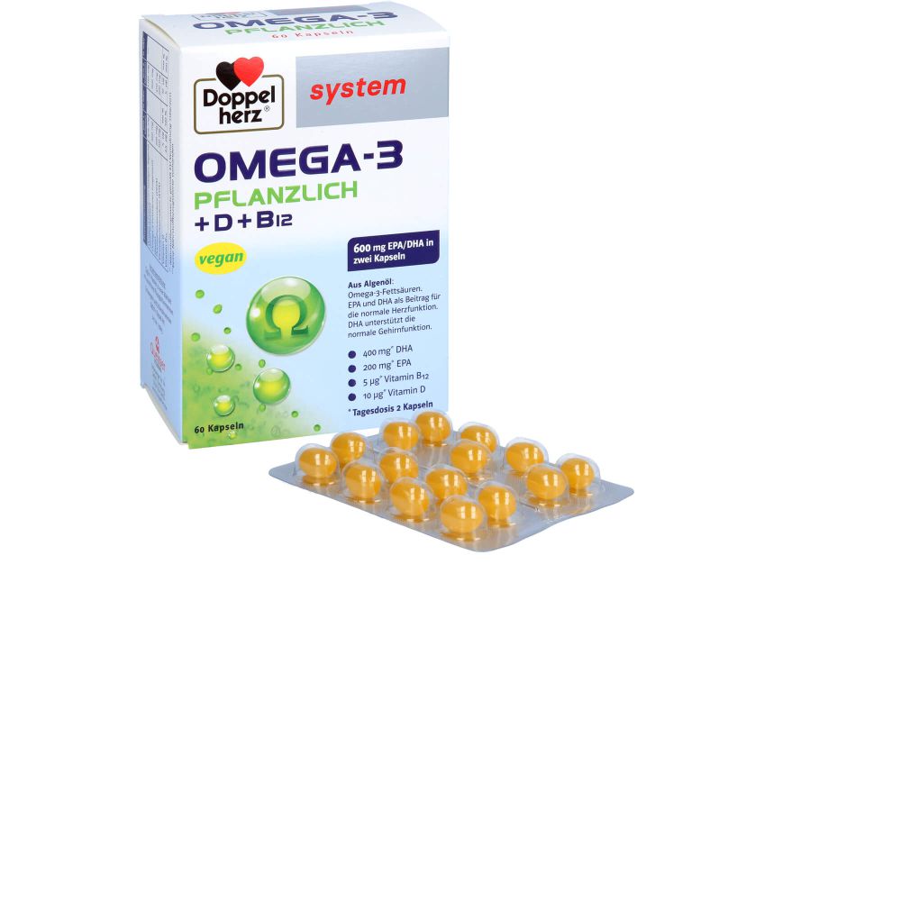 system Omega-3 Pflanzlich + D +B12