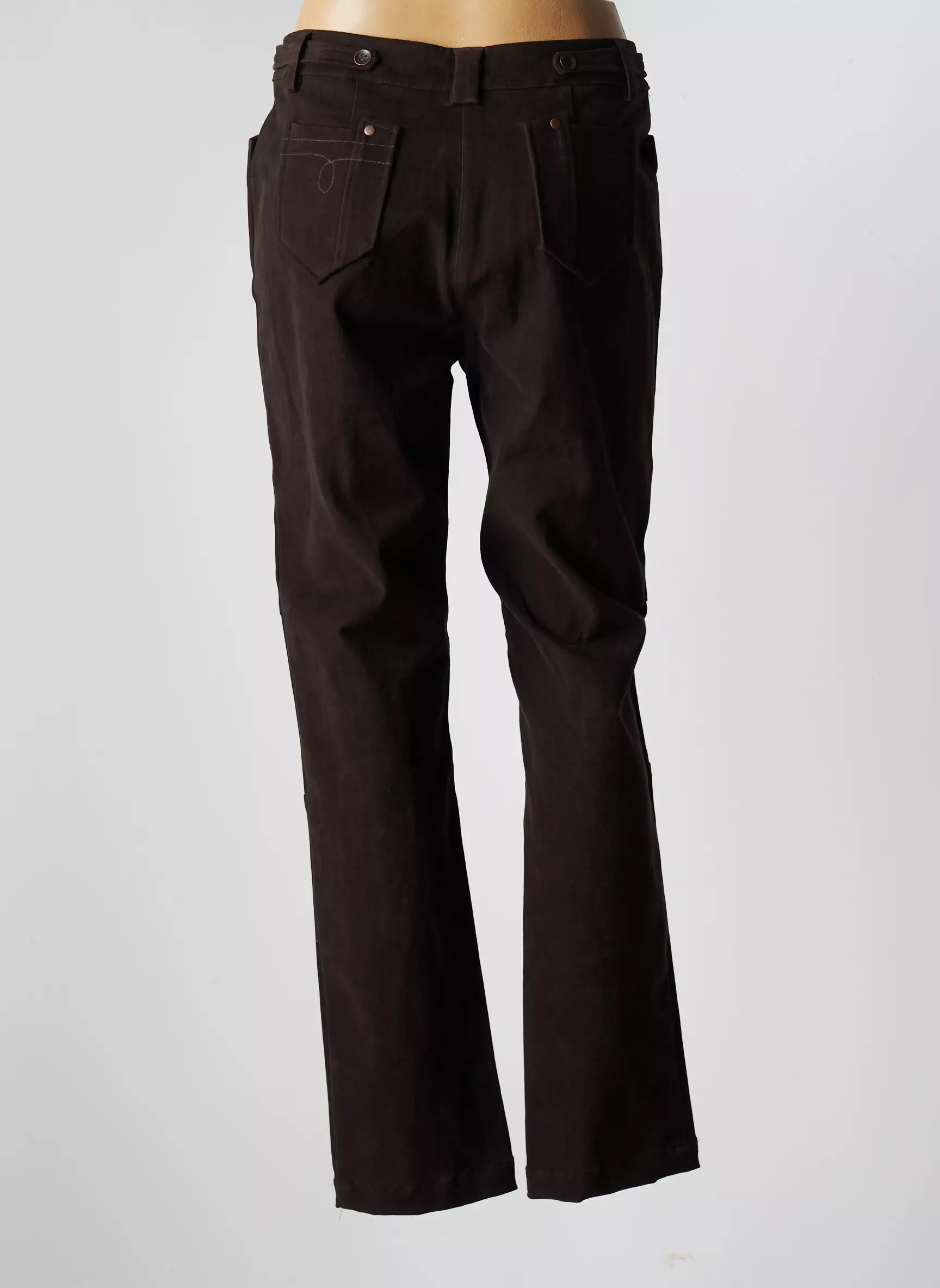 Perspectives Pantalons Droits Femme couleur marron
