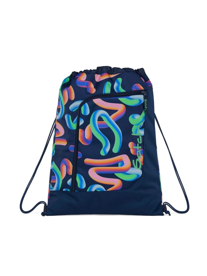Satch Sportbeutel Crazy Twist in Lila/Rosa/Blau günstig kaufen onesize