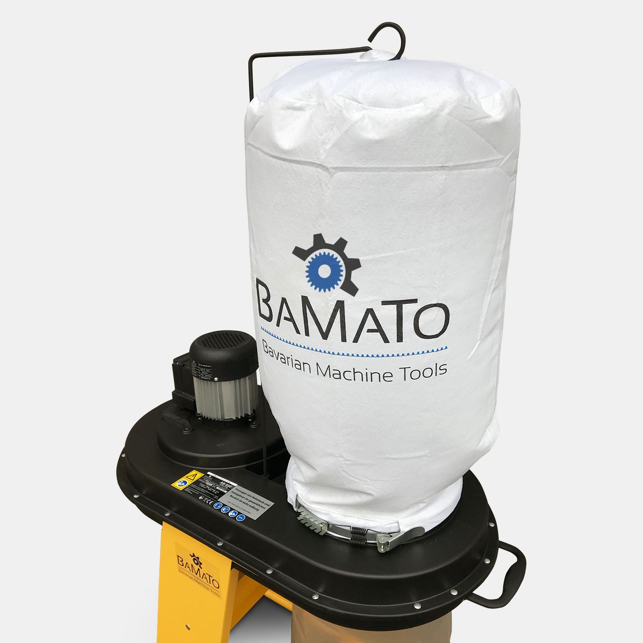 BAMATO Absauganlage AB-550 inkl. Adapter Set und 5 Spänesäcke