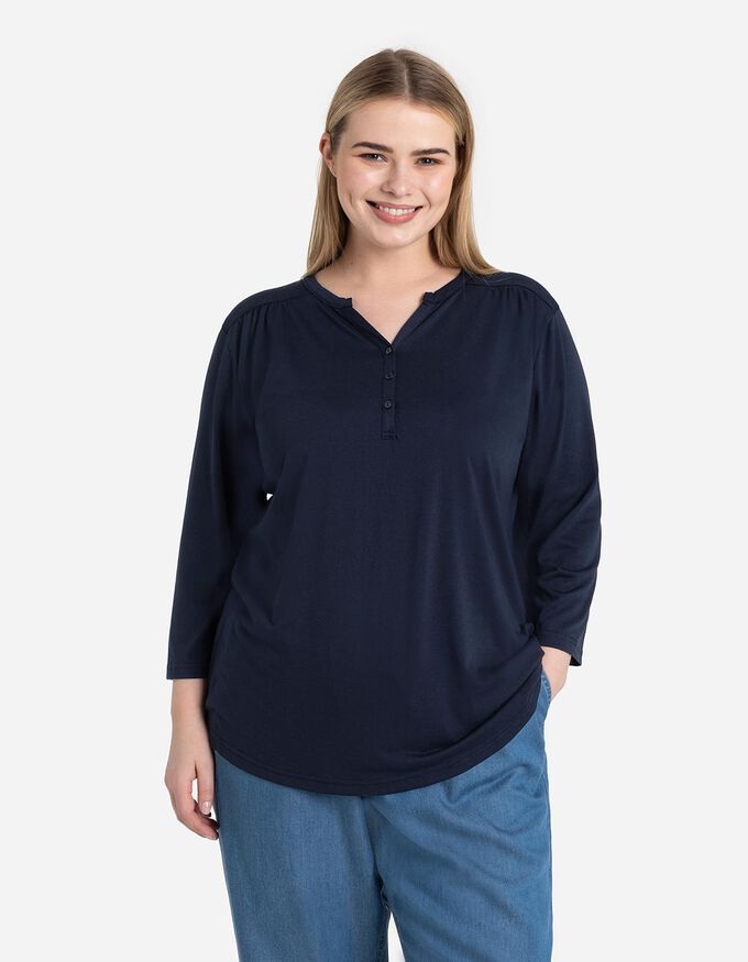 Langarmshirt - Viskose-Anteil