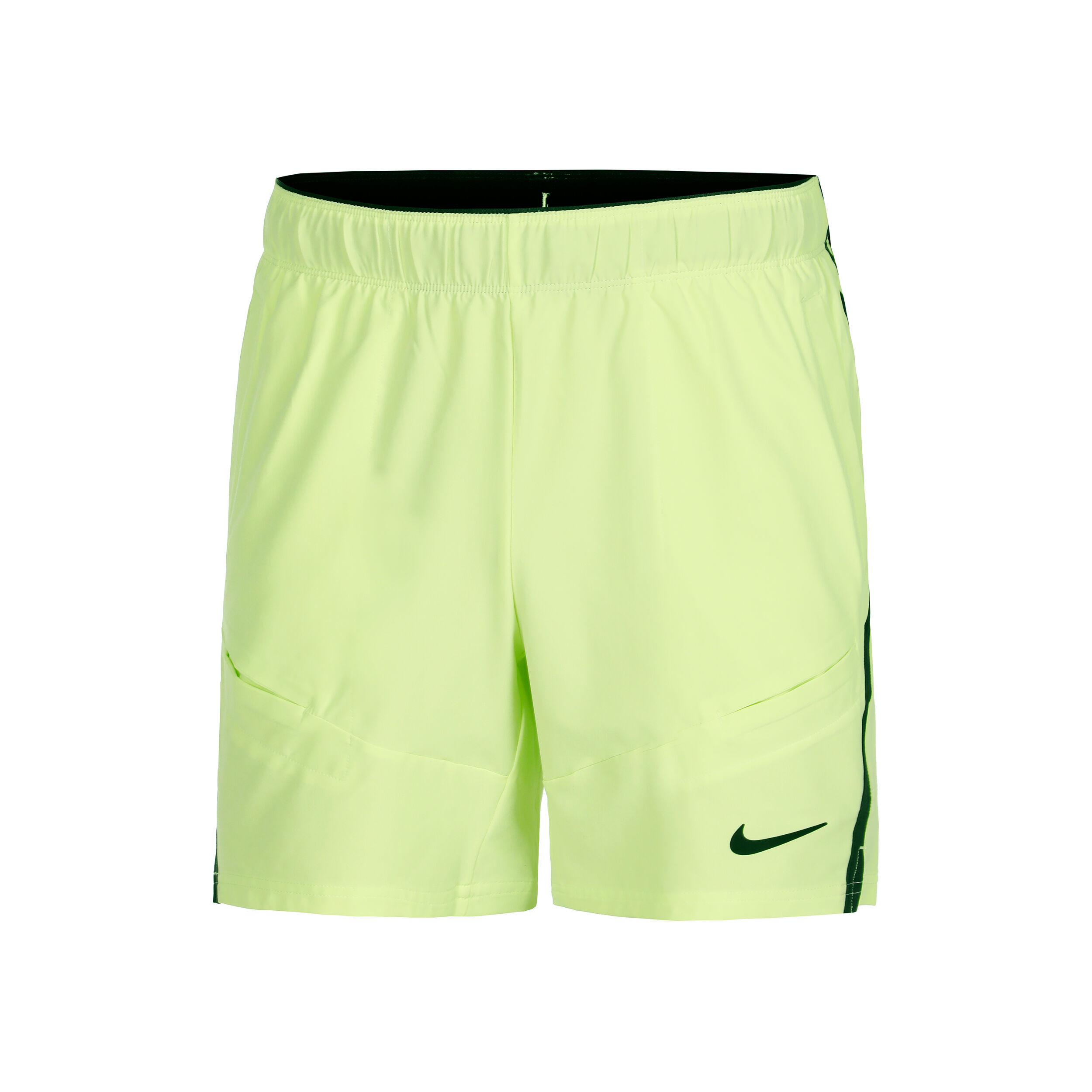 Court Dri-Fit Advantage 7in Shorts Herren - Zitronengelb, Schwarz