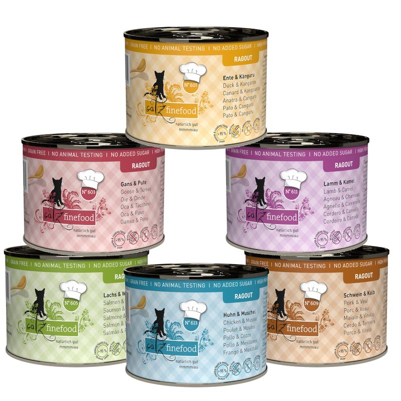 Probierpaket catz finefood Ragout 6 x 190 g