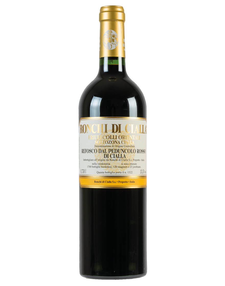 Friuli Colli Orientali DOC  Refosco dal Peduncolo Rosso di Cialla 2014 Ronchi di Cialla 0,75 ℓ