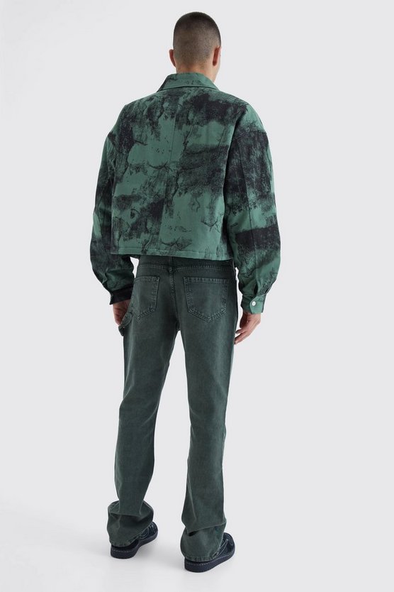 Slim-Fit Schlagjeans