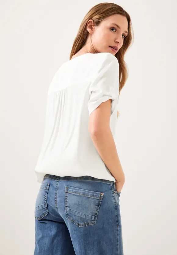 CECIL Unifarbene Basic Bluse