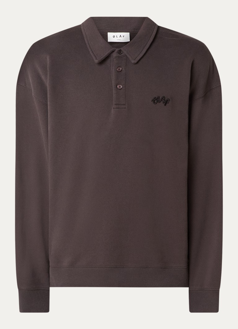 OLAF Regular fit polo krekls ar logotipu