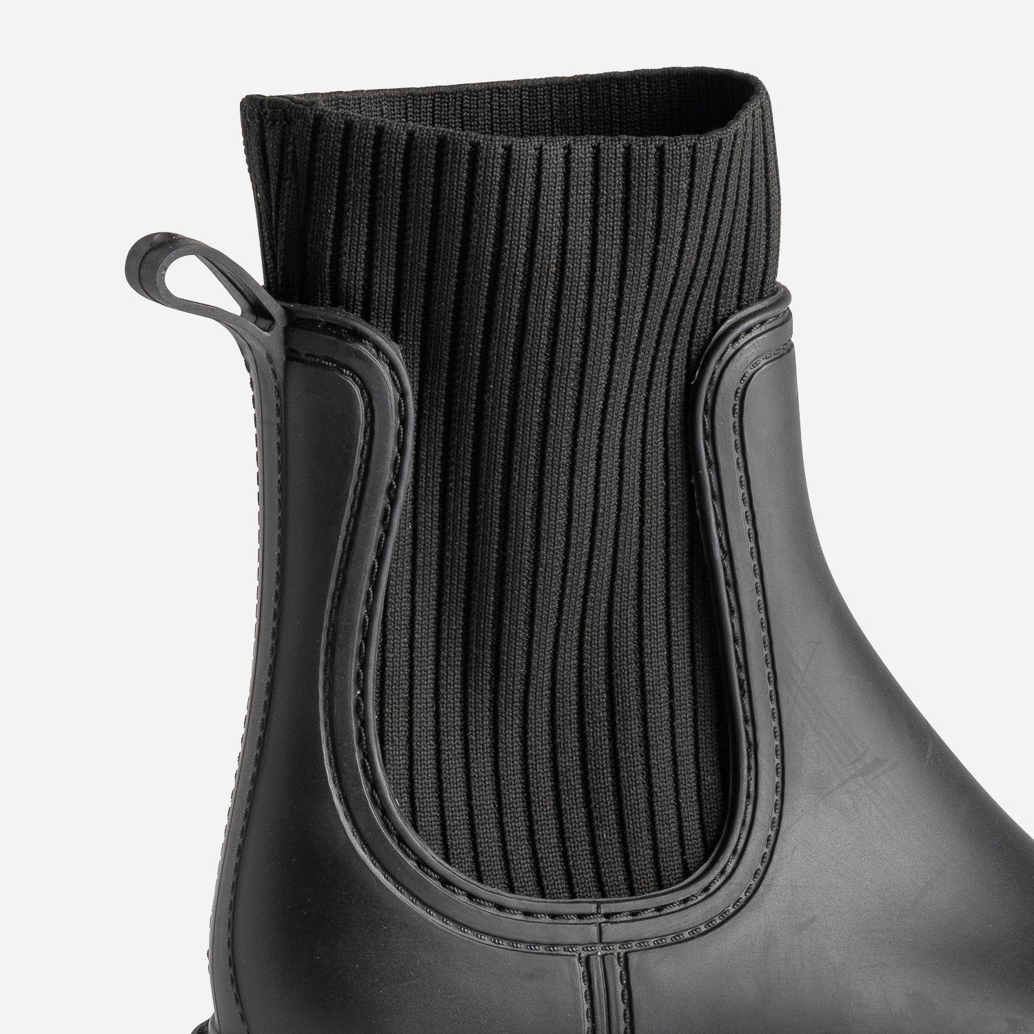 Chelsea boots de pluie noir