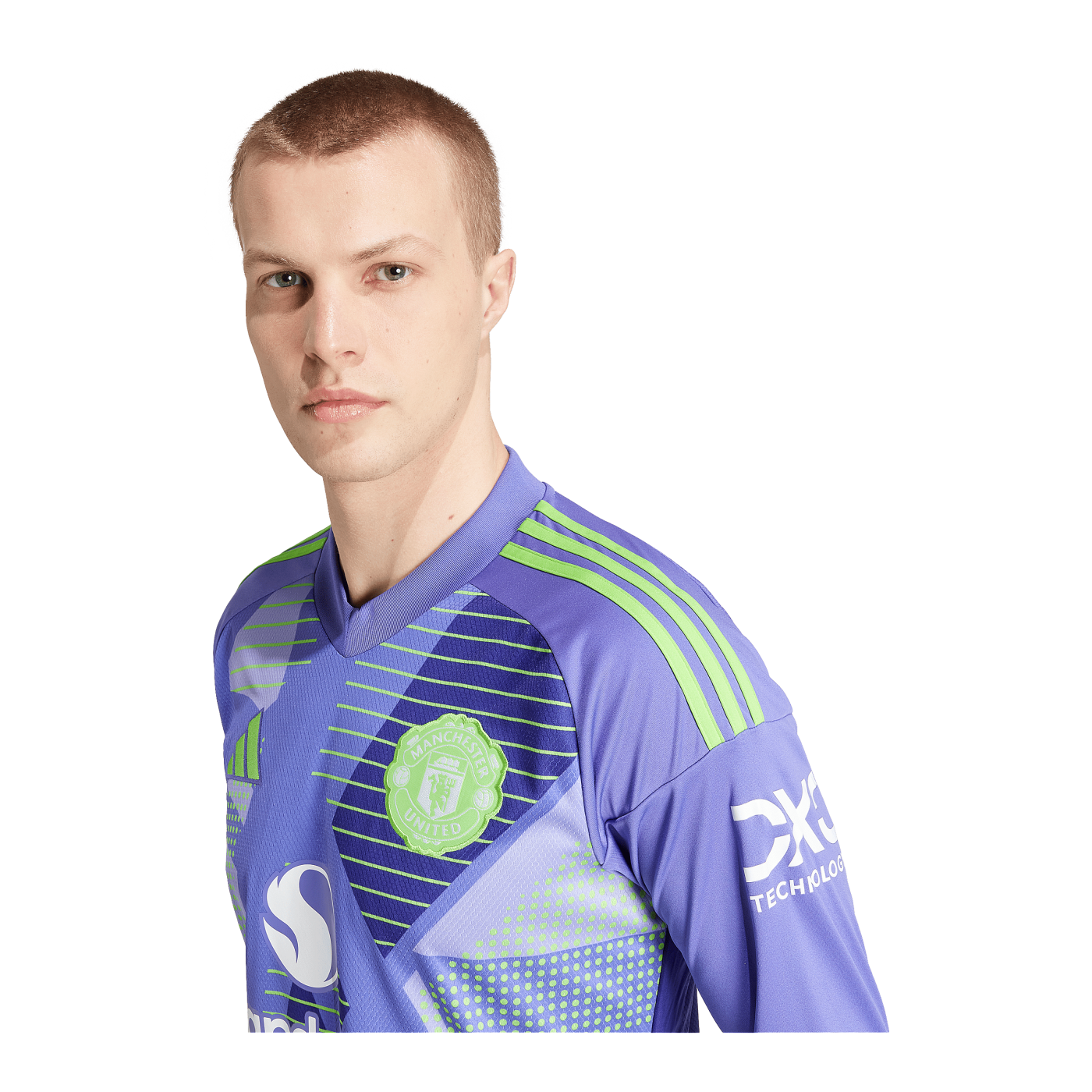 adidas Manchester United Langarm Torwarttrikot 2024/2025 Lila