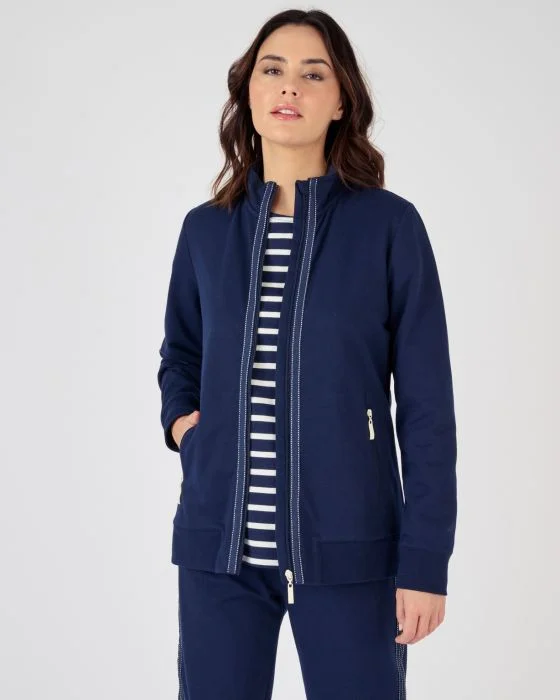 Veste de jogging zippée