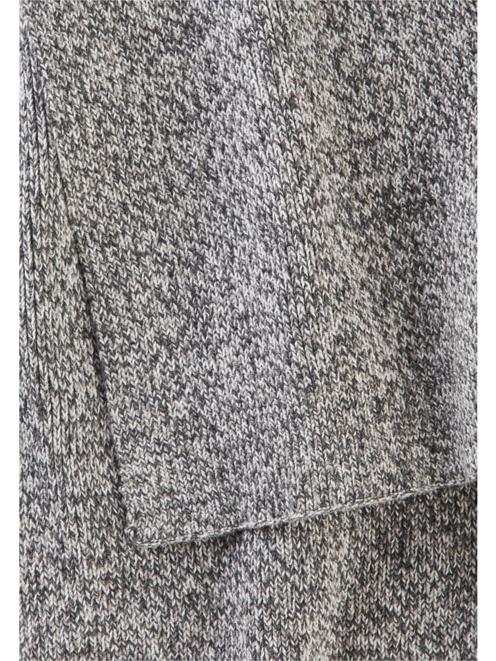 Camel Active Strickschal aus Baumwoll-Mix in Steingrau günstig kaufen onesize
