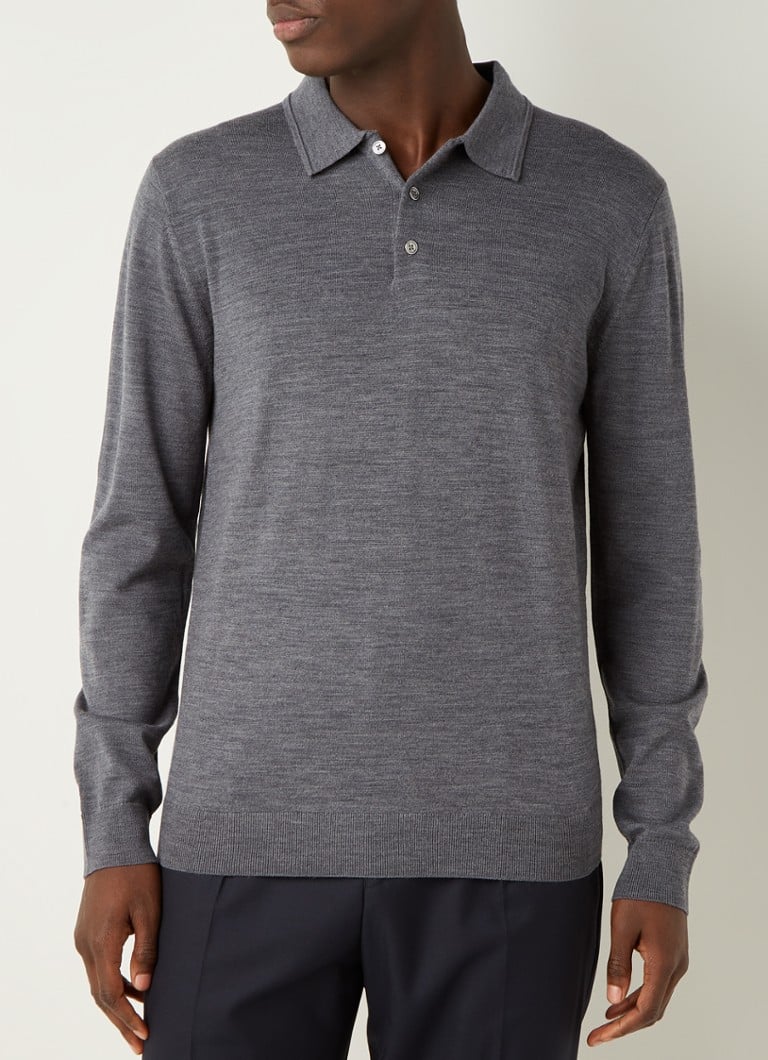 Reiss Trafford polo majica regularnog kroja od fino pletene vune