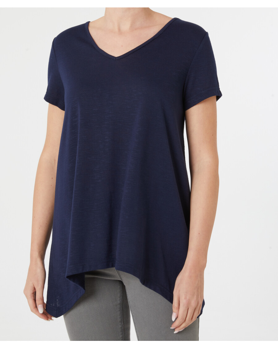 Einfarbiges T-Shirt