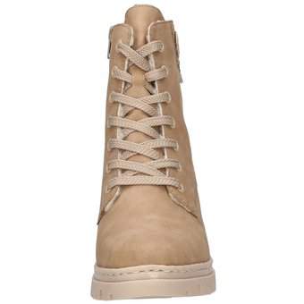 Rieker Schnürstiefelette in beige