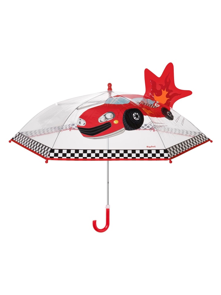 Playshoes Regenschirm Rennwagen in Transparent günstig kaufen onesize
