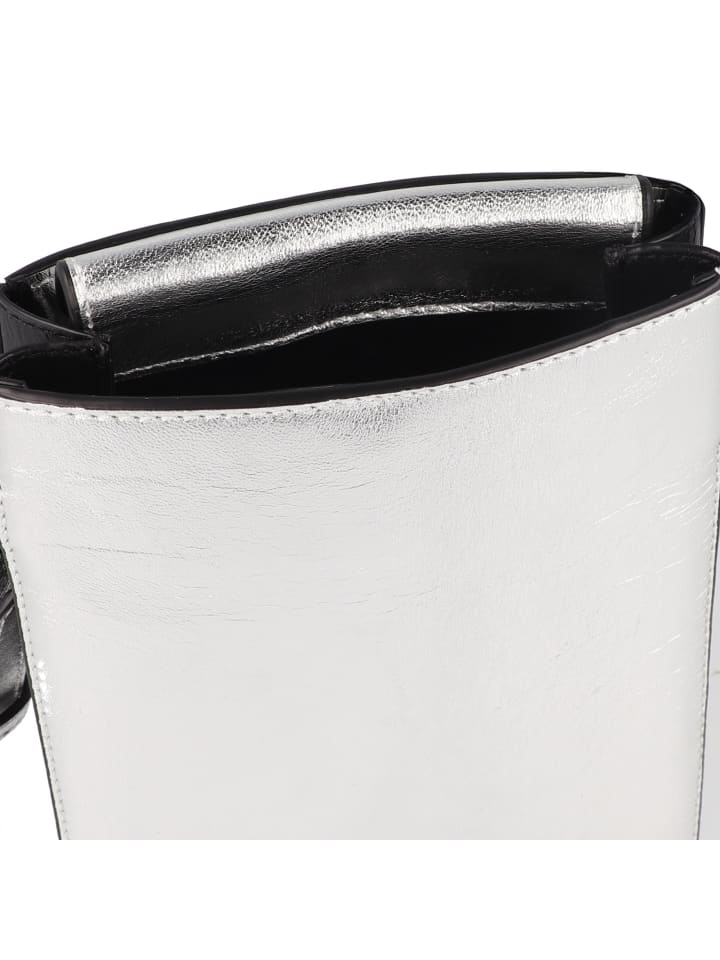 LIEBESKIND BERLIN Hilla Handytasche Leder 13 cm in silver günstig kaufen onesize