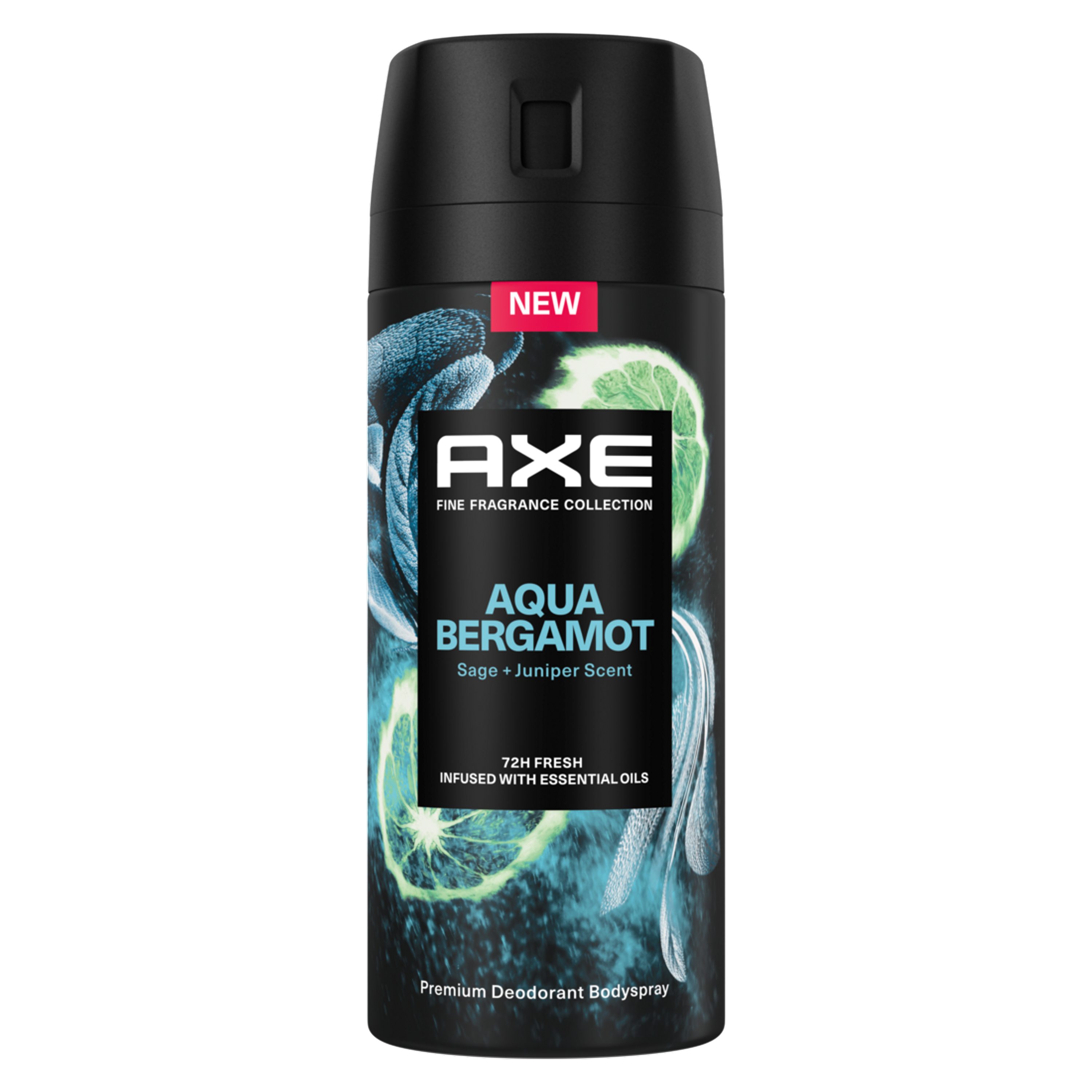 axe Deo-Set Premium Bodyspray Aqua Bergamot Deo ohne Aluminiumsalze 6x 150ml
