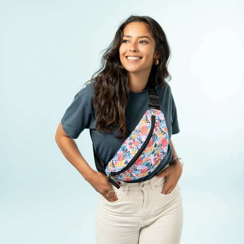 Medium Silver Rennes Fanny Pack