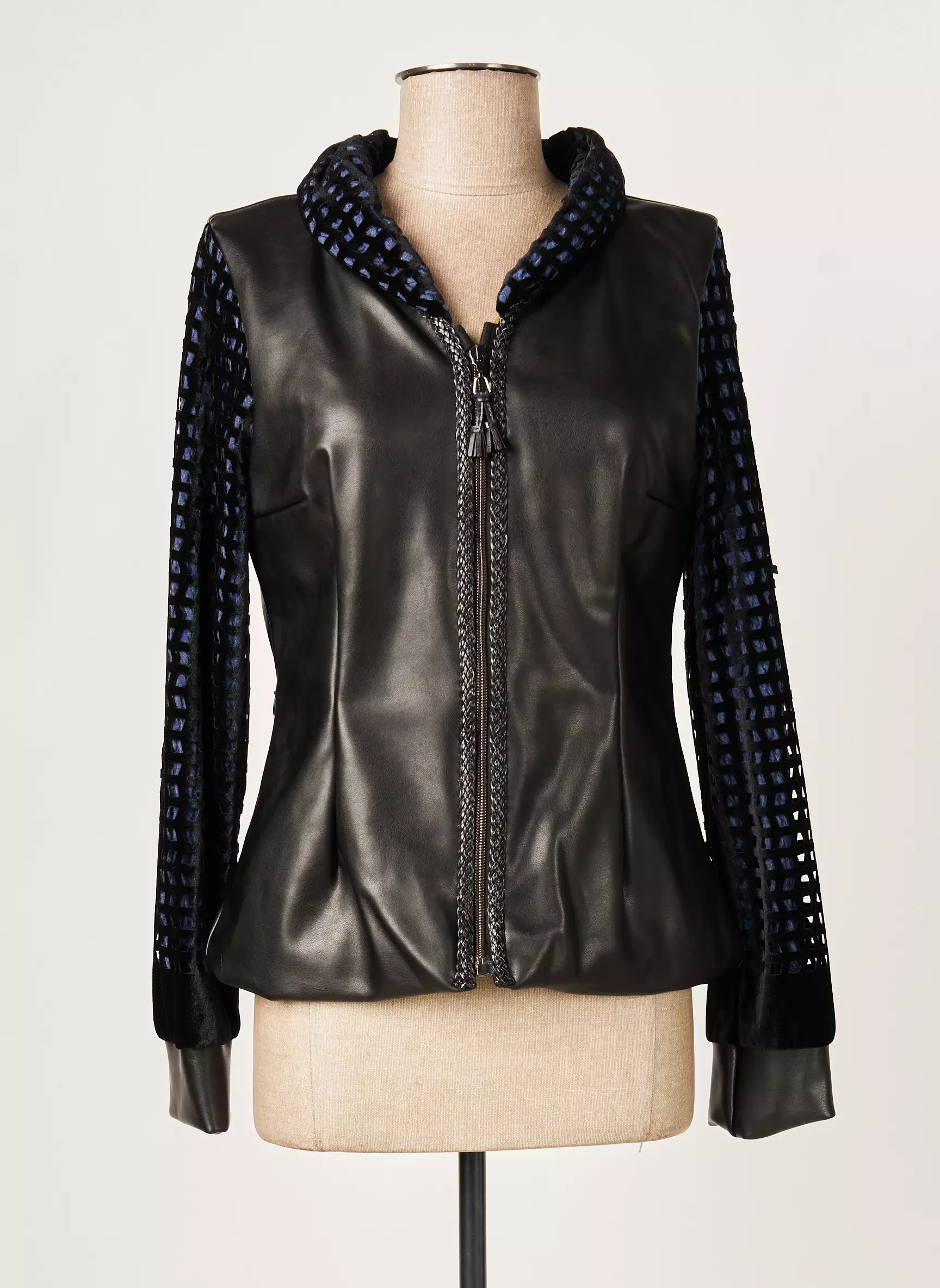 Lo Les Filles Vestesimilicuir Femme couleur noir
