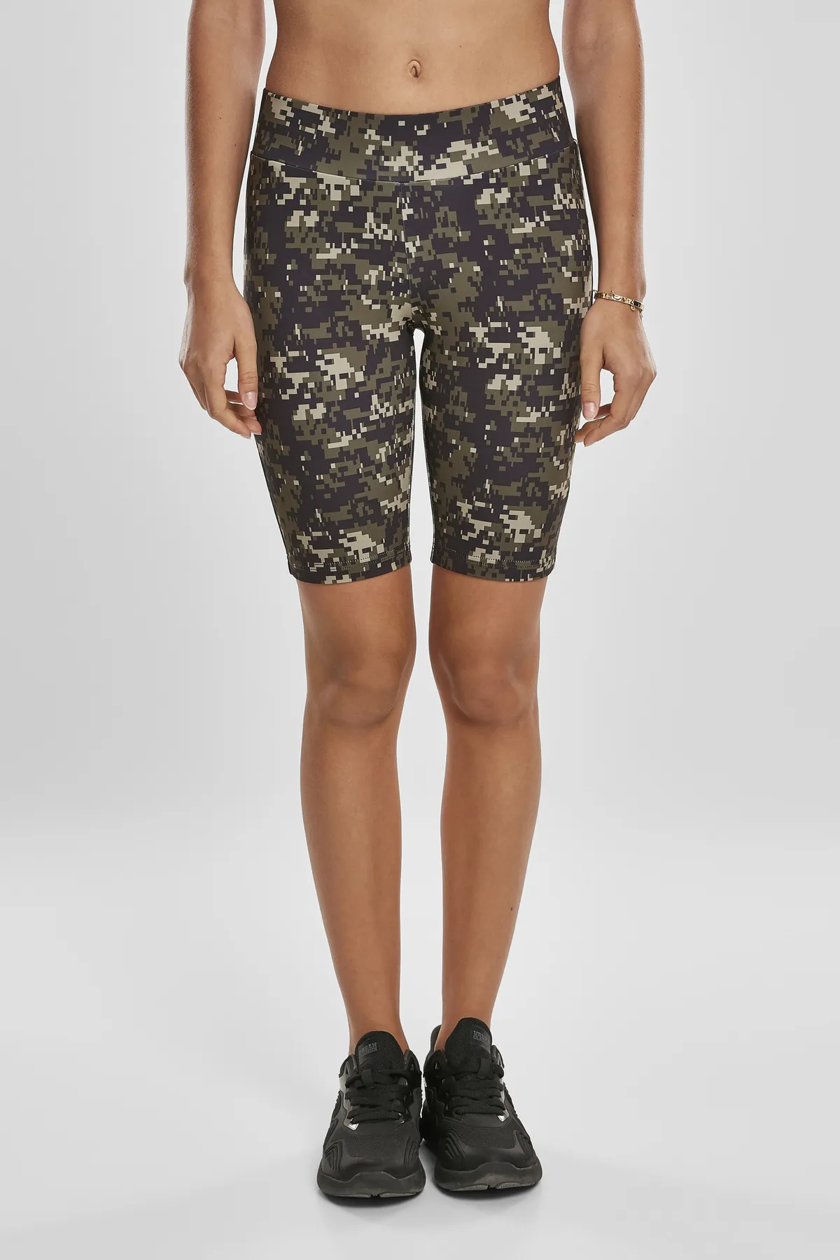 Urban Classics  Damen Ladies High Waist Camo Tech Cycle Shorts
