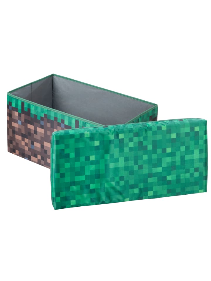 Minecraft Minecraft Sitz- und Aufbewahrungsbox, Grasblock günstig kaufen onesize