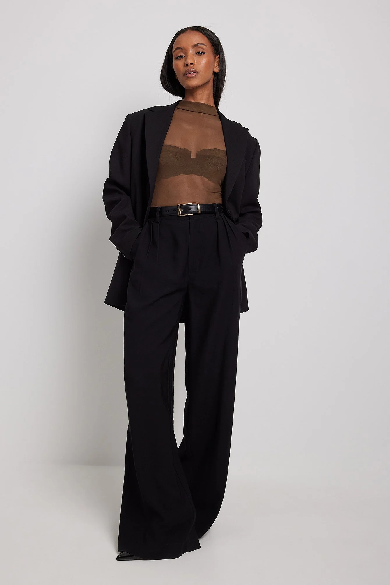 Recyceltes Mesh-Top