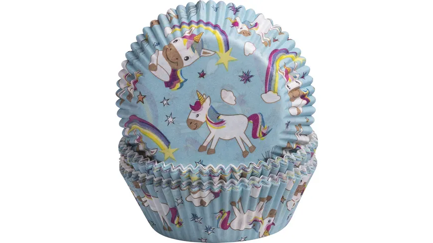 Demmler Muffinförmchen 60 Stk. Motiv Einhorn