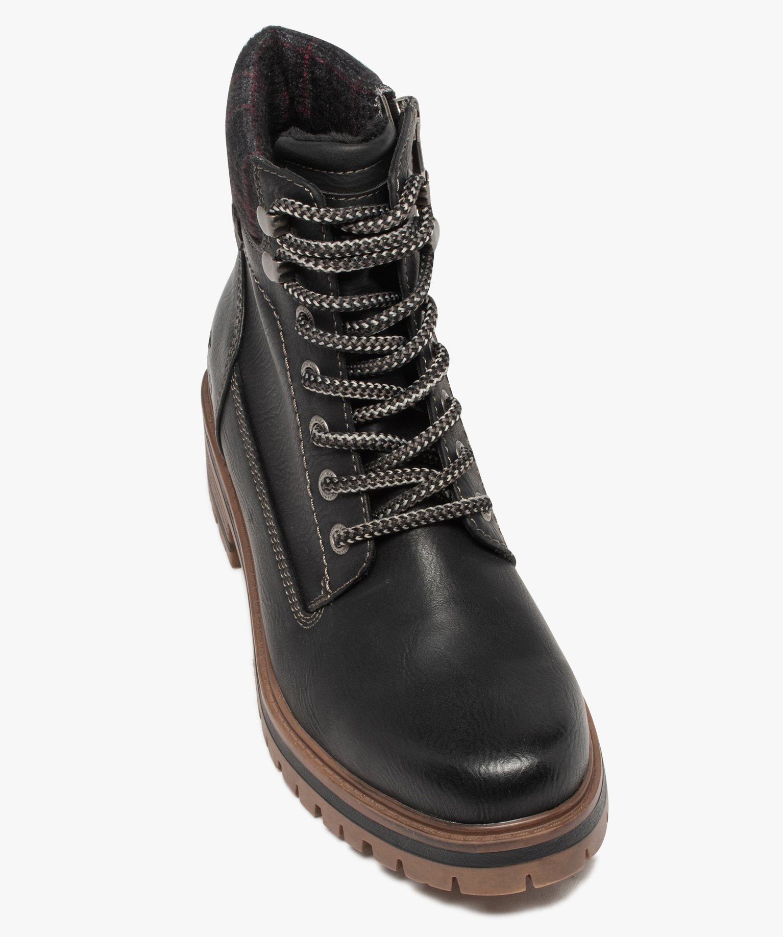 Boots femme à semelle crantée – Tom Tailor | GEMO