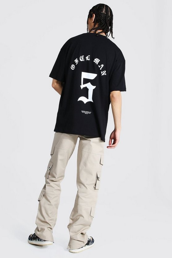 Tall lockere Twill Cargo-Hose